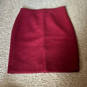 Red skirt